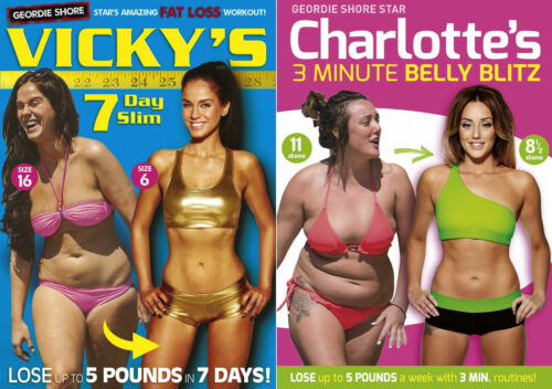 Charlotte Crosby's 3 Minute Belly Blitz + Vicky Pattison's 7 Day Slim DVD R4