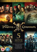 Pirates of the Caribbean 1, 2, 3, 4 & 5 DVD Box Set R2 5 movies collection