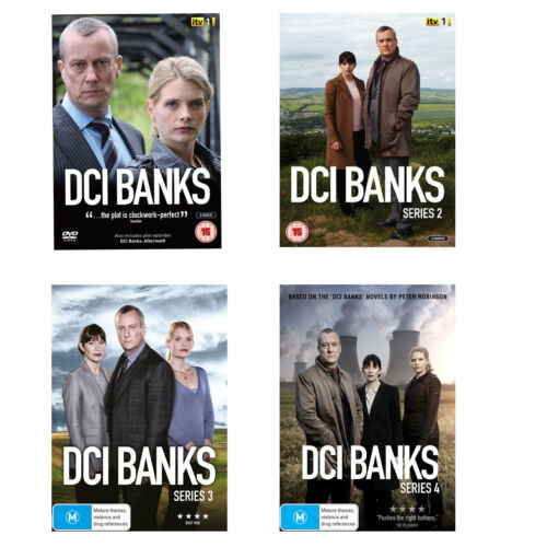 DCI Banks Series Season 1, 2, 3 & 4 DVD Set R4 New & Sealed