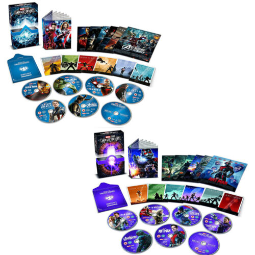 Marvel Cinematic Universe Phase 1 & 2 Collector's Edition DVD Set New Sealed