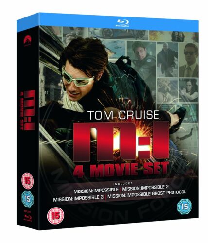 Mission Impossible Quadrilogy Blu-ray Box Set M:1 2 3 Ghost protocal RB not DVD