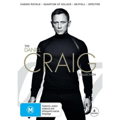 James Bond 007 Daniel Craig DVD Collection Spectre/Quantum of Solace/Skyfall/Cas