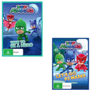 PJ Masks: Time To Be A Hero & Let's Go DVD R4 New Sealed