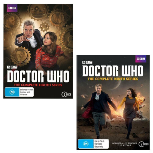 DOCTOR Dr WHO Complete the 8th & 9th Series Season 8 + 9 DVD R4 New Sealed