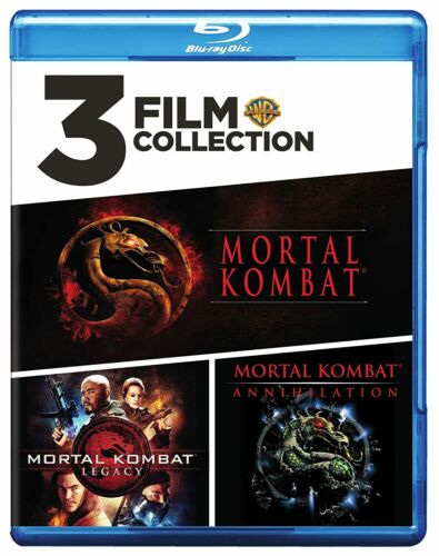 Mortal Kombat Triple Feature: Mortal Kombat / Annihilation / Legacy Blu ray RB