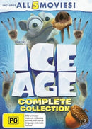 Ice Age 1+2+3+4+5 Complete 5 movies Collection DVD R4