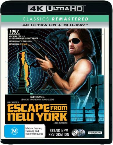 Escape From New York 4K RB blu ray 1981 John Carpenter's Kurt Russell