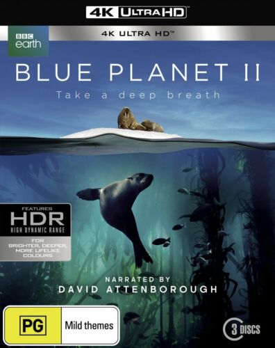 Blue Planet II Season Series 2 Two Blu ray David Attenborough 4K UHD RB