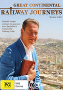 Great Continental Railway Journeys : Series 5-6 (DVD, 2019, 3-Disc Set)