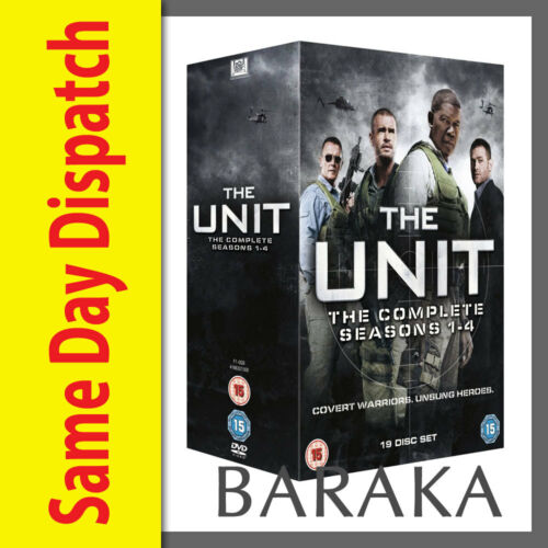 THE UNIT The Complete Seasons Series 1, 2, 3 & 4 DVD Box Set Boxset 19 Discs New