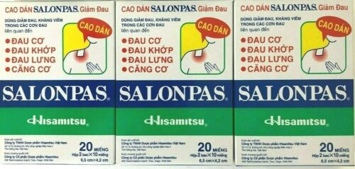 Salonpas Patch Hisamitsu Pain Relieving for Arthritis, Muscle, Backache, Joint