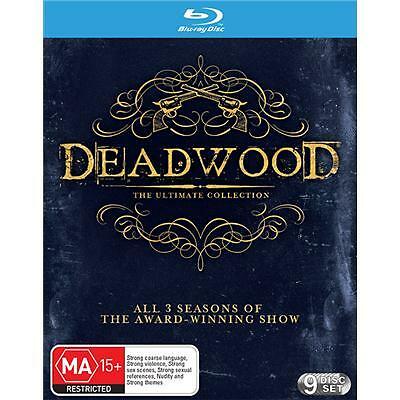 Deadwood Ultimate Collection Seasons 1, 2 & 3 Blu ray Box Set series 1 - 3 RB