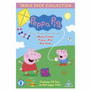 Peppa Pig Triple: Muddly Puddles, Flying a Kite, New Shoes - 3 Disc Vol 1-3 DVD