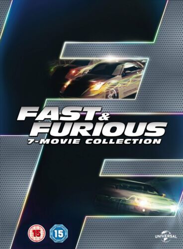 Fast and Furious Complete 1 2 3 4 5 6 7 DVD Box Set The fast & The Furious