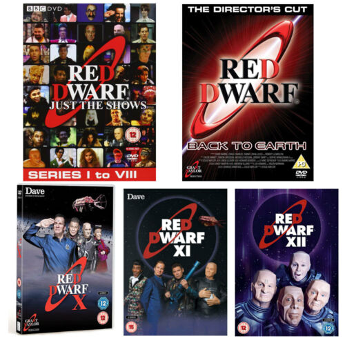 Red Dwarf Just The Shows Complete Series Seasons 1 - 12 DVD Back to Earth R4