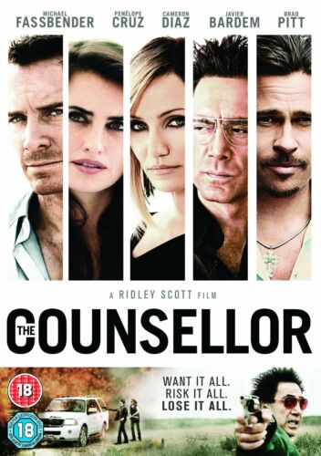 The Counsellor DVD Michael Fassbender, Brad Pit, Ridley Scott, Cameron Diaz