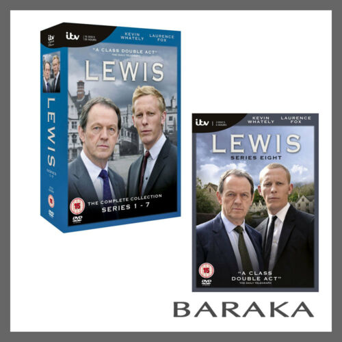 Lewis Series 1, 2, 3, 4, 5, 6, 7 & 8 DVD Box Set R2 New & Sealed