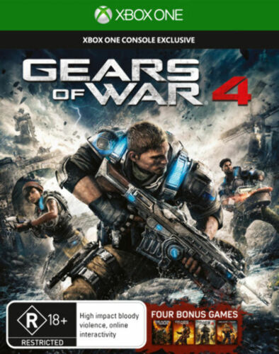 Gears of War 4 Xbox One with 4 Bonus Games DLC Game NEW XBoxone