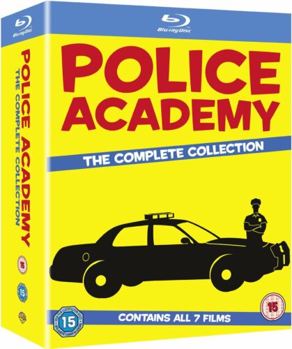 POLICE ACADEMY Complete Collection Blu ray Films 1, 2, 3, 4, 5, 6, & 7 Movies RB