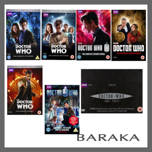 Doctor Who Complete Seasons Series 1, 2, 3, 4, 5, 6, 7 & 8 plus specials DVD