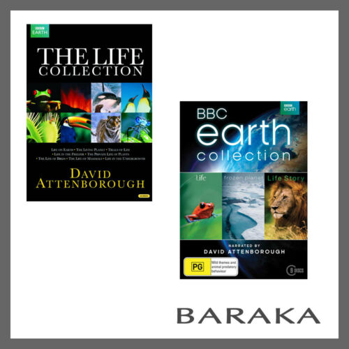 David attenborough Life Collection + Earth collection DVD Box set R4 BBC New