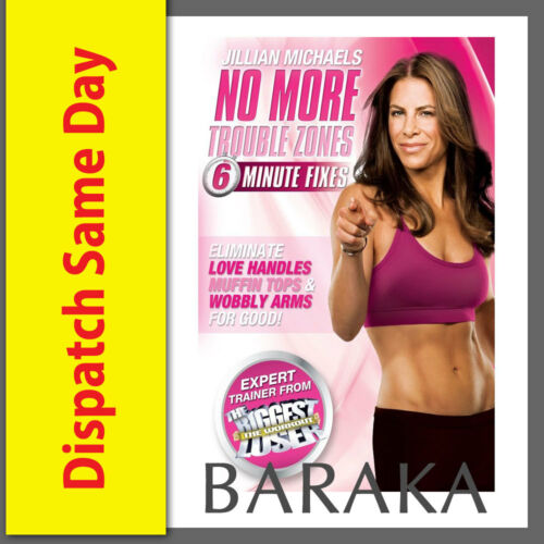 Jillian Michaels: No More Trouble Zones DVD Box Set (30 Day Shred) New & Sealed