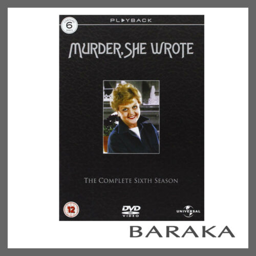 Murder, She Wrote Series Season 6 DVD Region 4 Fixth 6-discs New & Sealed