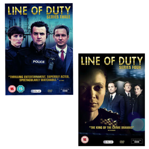 Line Of Duty Series season 3 & 4 DVD new & sealed R4