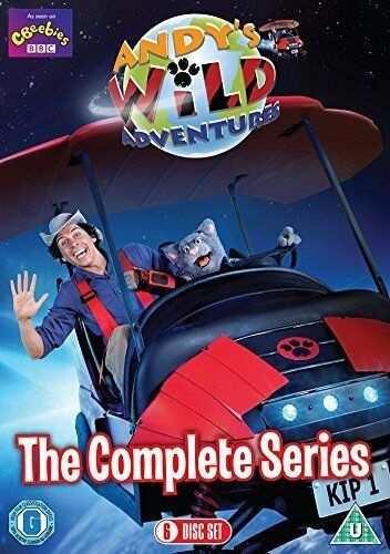 Andy's Wild Adventures The Complete Series DVD R4 BBC New Sealed 6 disc set