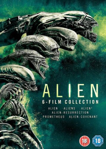 Alien 1, 2, 3, 4, 5 & 6 DVD Set 6 movies collection R2