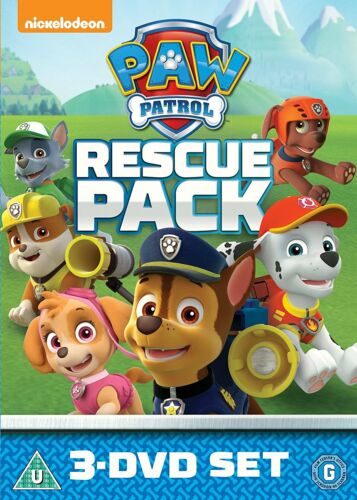 Paw Patrol: 1, 2 & 3 Rescue Pack DVD 2016 New & Sealed R4