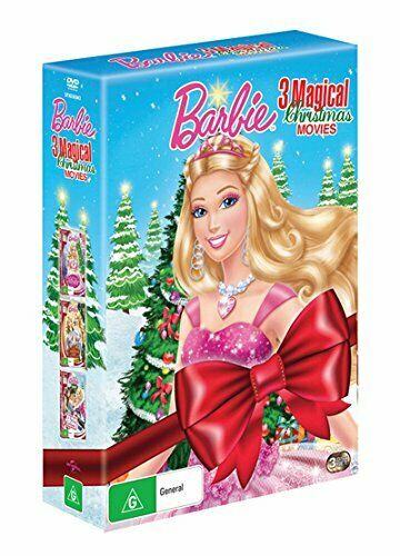 Barbie Christmas Collection DVD Box Set R4 Perfect Christmas Carol In Nutcracker