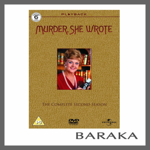 Murder, She Wrote Series Season 2 DVD Region 4 Second 6 discs New & Sealed