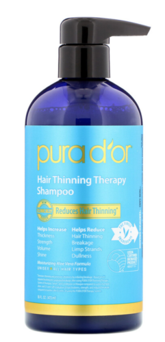 Pura D'or, Pura Dor Anti-Hair Thinning Therapy Shampoo, Hair Loss Treatment