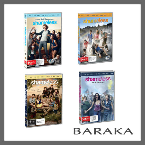 SHAMELESS US Version Season 1, 2, 3 & 4 DVD Set R4 TV Series New & Sealed 1 - 4