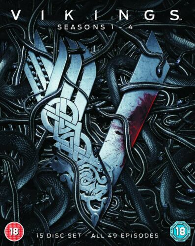 Vikings the Complete Series Seasons 1, 2, 3 & 4 Blu ray Box Set RB Clearance
