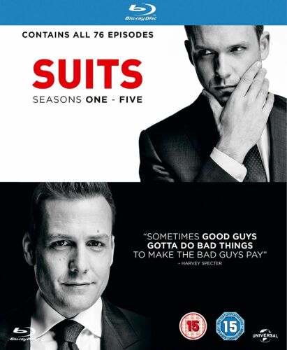 Suits Series complete season 1, 2, 3, 4 & 5 Blu ray Box Set New Sealed RB