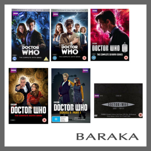 Doctor Who Complete Seasons Series 1, 2, 3, 4, 5, 6, 7, 8 & 9 Part 1 DVD Box Set
