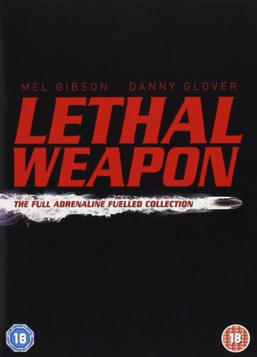LETHAL WEAPON Complete 1, 2, 3 & 4 DVD Box Set collection Mel Gibson 4 Discs