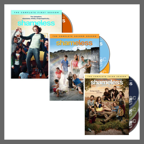 SHAMELESS US Version Season 1, 2 & 3 DVD Set R4 TV Series New & Sealed 1 - 3