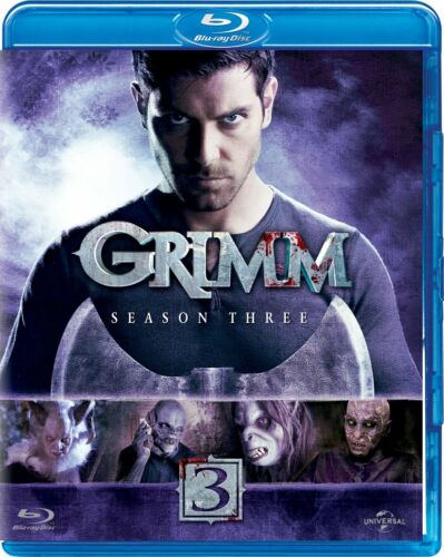 Grimm: Season 3 Series 3 blu ray Three New & Sealed Region Free