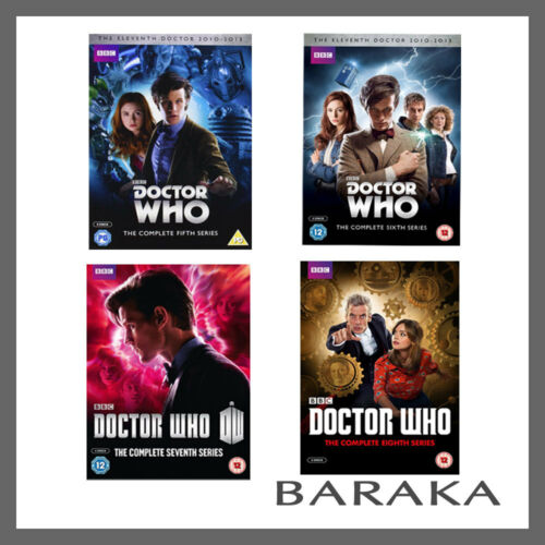 Doctor Who Complete Seasons Series 5, 6, 7 & 8 DVD New Sealed