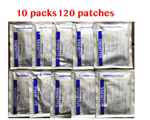 Salonpas Patch Hisamitsu Pain Relieving 10 packs 120 patches Made in Vietnam