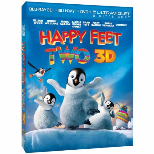 Happy Feet Two (Blu-ray 3D + Blu-ray + DVD + Digital Copy) Region Free