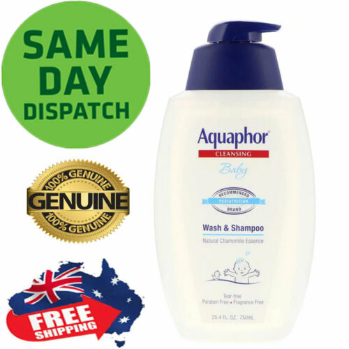 Aquaphor Cleansing Baby Wash And Shampoo Clear 750ml (25.4 FL. OZ)