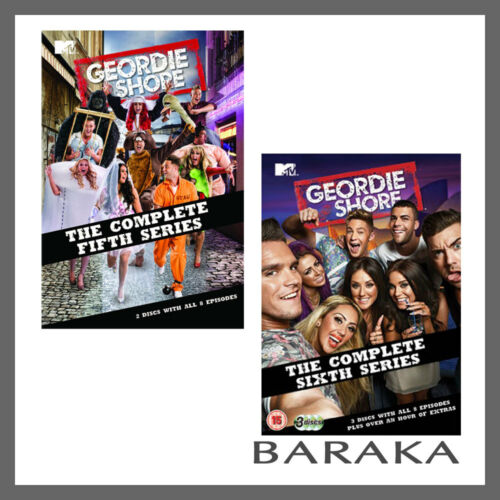 GEORDIE SHORE Complete Season TV Series 5 & 6 DVD R4 New & Sealed Box Set