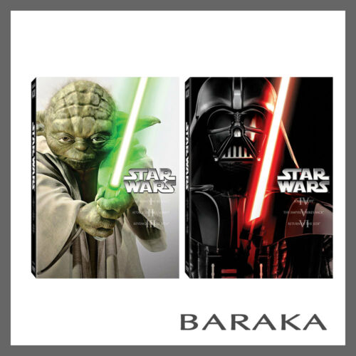 STAR WARS Prequel and Original Trilogy 1 2 3 4 5 & 6 DVD set 1 - 6 R4 New Sealed