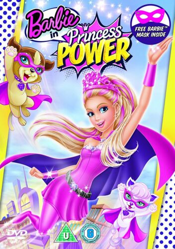 Barbie in Princess Power (includes Barbie Mask) DVD R4 New Sealed