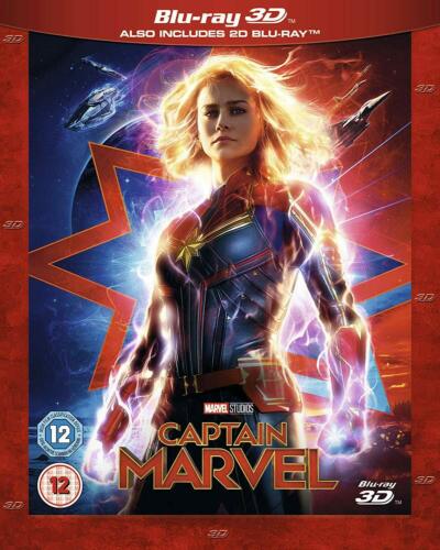 Captain Marvel 3D + 2D Blu-ray RB Brie Larson Samuel L. Jackson New