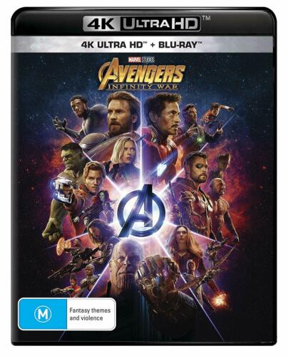 Avengers: Infinity War 4K Ultra HD + Blu ray RB Marvel